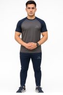 Drifit Summer Tracksuit - Awesome Grey & Blue Combo #202