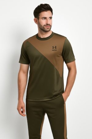 Drifit Summer Tracksuit - Olive Green & Copper combo #207