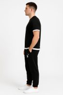 Drifit Summer Tracksuit - Black & White Bottom Combo #209