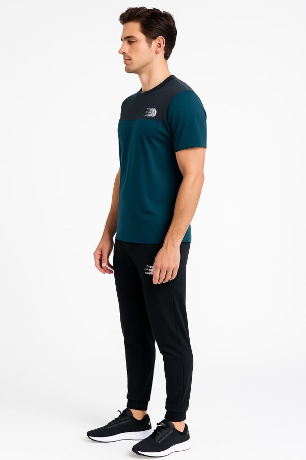 Drifit Summer Tracksuit - Zink & Black Combo #214 - Image 2