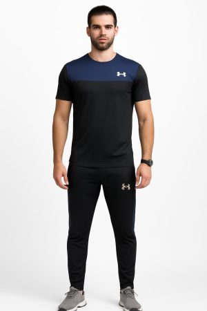 Drifit Summer Tracksuit - Navy & Black Combo #217