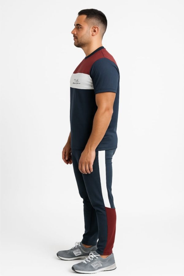 Drifit Summer Tracksuit - Mehron ,Gray & White #221 - Image 2