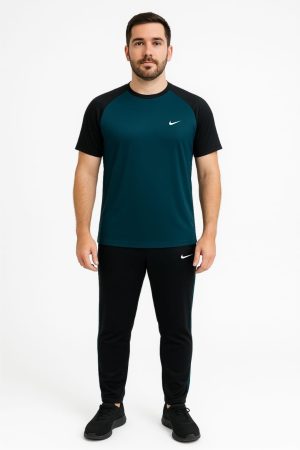 Drifit Summer Tracksuit - Zink & Black Reglan Sleeve #226