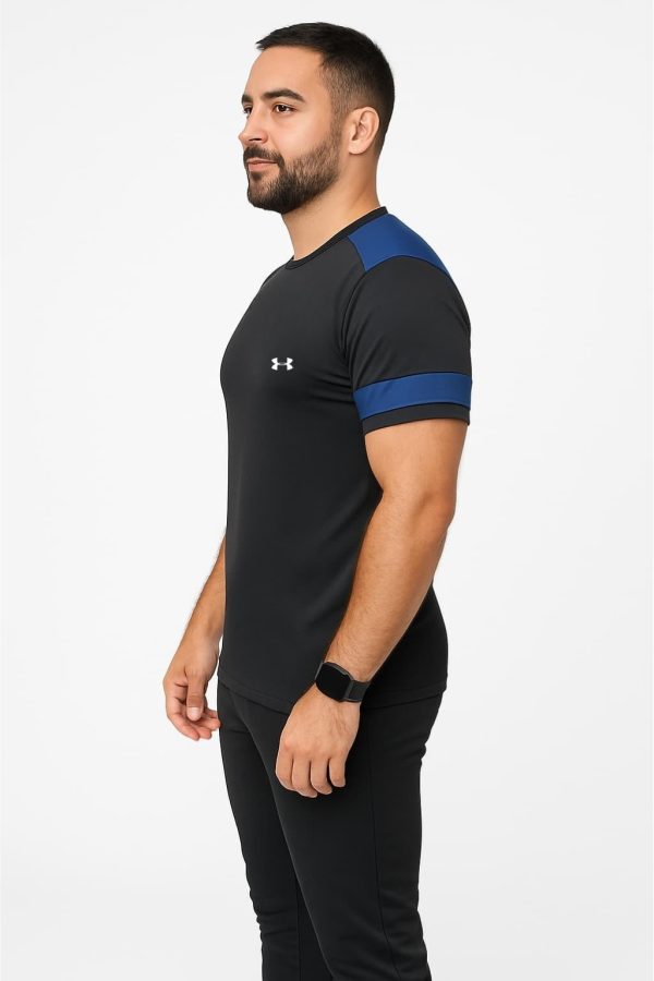 Drifit Summer Tracksuit - Black & Light Blue Combo #227 - Image 2