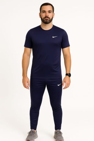 Drifit Summer Tracksuit - Navy Blue Full Blazing #228
