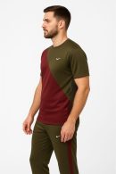 Drifit Summer Tracksuit - Olive  Green & Maroon Awesome Combo #230