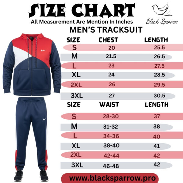 Man's Winter Collection- Maroon Premium Tracksuit. - Image 2