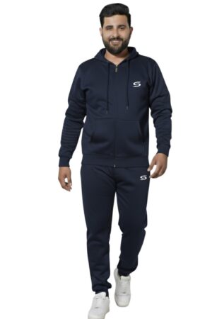 Winter Collection-Man's Only- Black Premium Tracksuit.