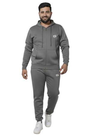 Winter Collection-Man's Only- Gray Premium Tracksuit.