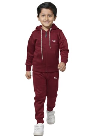 Winter Collection-kid's Only- Maroon Premium Tracksuit.