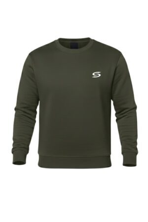 Winter Collection-Olive Green Premium Sweatshirt